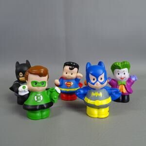 Fisher Price Little People DC Super Friends Set of 5 2011